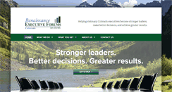Desktop Screenshot of executiveforumscolorado.com